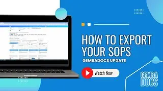How to export your SOPs