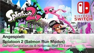 Splatoon 2 Salmon Run Mode [Gameplay - Nintendo Switch]