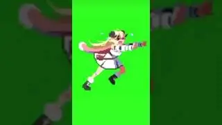 Hololive pixel art green screen