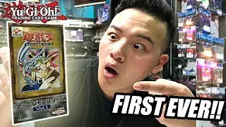 FIRST EVER YU-GI-OH! BOOSTER SET! + MOST EXPENSIVE YUGIOH CARD?! $44,000?! (Bangkok OCG Store Tour)
