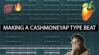 How to make a CashmoneyAP Type Beat | Making a beat in FL STUDIO 20