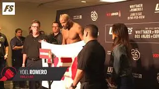 UFC Official Weigh-In: Yoel Romero Second Weigh-In