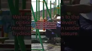 What is WaterProofing? | Civil Engineering