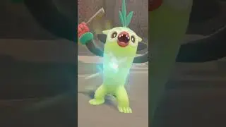 Pokemon Scarlet Grookey Evolves Into Rillaboom