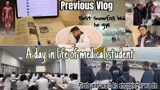A DAY IN LIFE OF MEDICAL STUDENT || BASHKIR STATE MEDICAL UNIVERSITY || Previous Vlog 01 #mbbsrussia