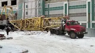 По старинке вывозим кранчики!)