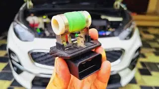 How to replace engine cooling fan resistor in Kia Sportage