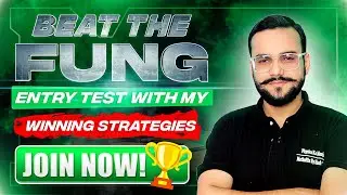 ECAT FUNG NET MDCAT BS NTS 2025 Prep | All Universities' Entry Test Preparation | NEW BATCH DETAILS