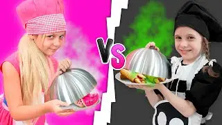 Eva and Mom Ice Cream Truck Challenge for kids