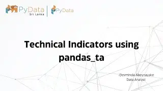 Python for Finance: Technical indicators using pandas-ta