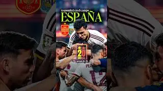⭐️Reason 16/20 to believe: Spain will respond on the pitch 