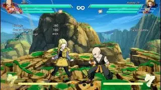 DRAGON BALL FighterZ Krillen tech combo corner and midscreen