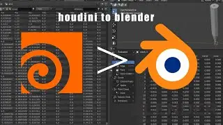 quick tip Houdini to blender workflow 