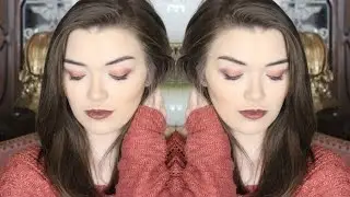 Burgundy Fall Makeup Tutorial // Full Face Makeup