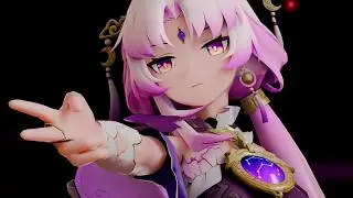 【MMD R18】符フ玄 Fu Xuan  ❤ GI DLE 여자아이들   LATATA【Honkai Star Rail  崩壊：スターレイル】