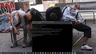 debian start and shutdown speedrun with hand tremors
