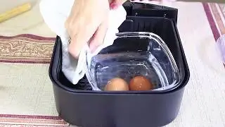 COZINHANDO OVOS NA AIRFRYER - 