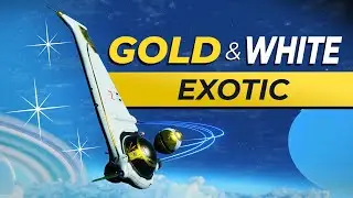 How to Get This GOLD and WHITE Exotic Ship (No Man's Sky)