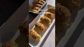 Baklawa Cream & Pistachio Rolls