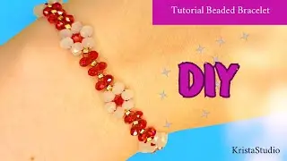 Beaded Crystal Bracelet Necklace Tutorial