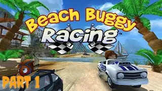 Driving Buggy on the Beach in Beach Buggy Racing | GamePlay-Walkthrough Part 1(Android.IOS)