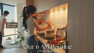 Getting Up at 6 AM as a Couple | Healthy Habits, Picnic Fun, & Exploring the Outside World 🌞🍱