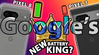 Google Pixel 8 vs Pixel 7 Battery Test🔋 - Google's NEW Battery King?!👑