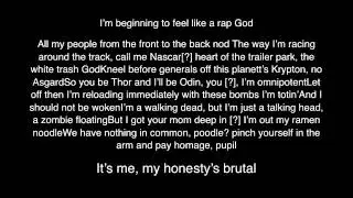 Eminem -  Rap God (Lyrics)
