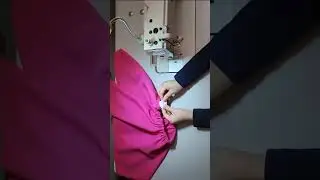 sewing a beautiful skirt for the 👧 👭 ... 