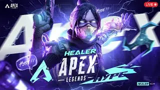 PLAT rank grind - APEX LEGENDS LIVE / HEALER GAMING.