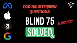 All Blind 75 LeetCode questions SOLVED