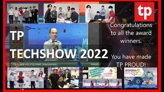 Techshow 2022 Award Winning Team Temasek Poly School of Engineering