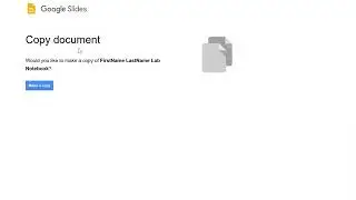 How to Copy a Template in Google Slides