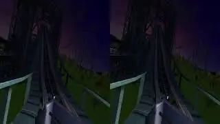 Улётные американские горки  в 3D VR. Покатаемся? 3D VR Video