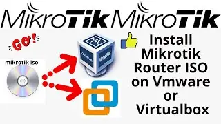 How to Install Mikrotik ISO on Vmware | Mikrotik Setup on Virtualbox | AKS NetLab