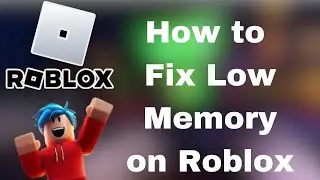 How to fix low memory warning on roblox | Guide to fix memory error