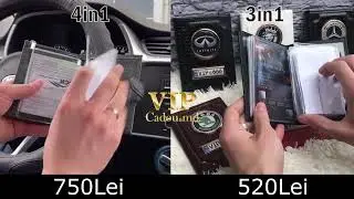 Portmoneu personalizat 4in1 & 3in1 NEGRU.