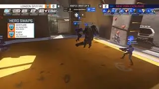 Overwatch League - Hero Swap Overlay