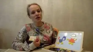 Двухсторонняя магнитная мозаика