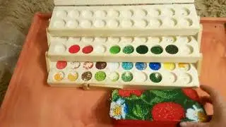 Кошелёк вышивка бисером окончание.