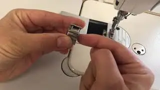 Inserting the Bobbin in a Juki DDL-8700 Sewing Machine