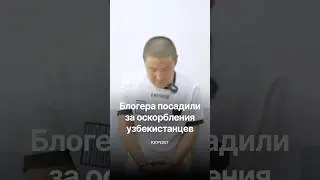Blogger who insulted Uzbeks for the sake of hype on social networks jailed