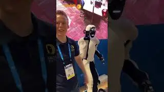 The future of robotic humanoid security guards is here.
