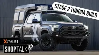 The Tundra Transforms! | Alu-Cab, Bumpers, Roof Rack, & Lights | X Overland Tundra Shop Talk #12