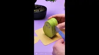 Die SÜßSTE Avocado aus Papier herstellen #DIY #Papier #Shorts