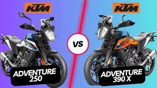 KTM 250 Adventure Vs KTM 390 Adventure X 🔥🔥 Full Comparison ⚡⚡Engine Price Power Weight