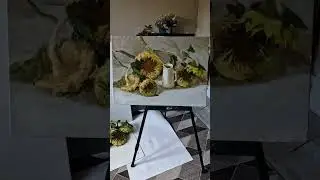 Натюрморт с подсолнухами.