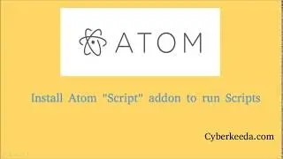 How to run Code on Atom text editor on Ubuntu