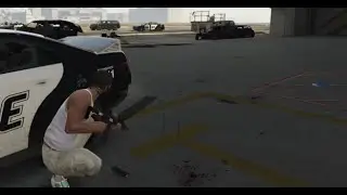GTA V Police shootout/chase with Franklin 5 Stars
