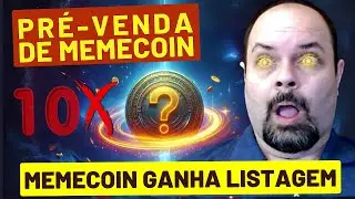 MEME COIN GANHA LISTAGEM + PRÉ VENDA